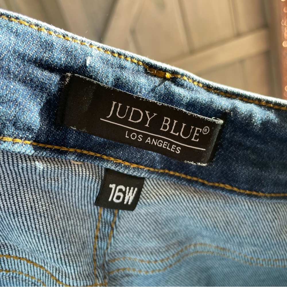 Judy Blue HIGH RISE TUMMY CONTROL TOP STRAIGHT size 16W - Picture 7 of 8